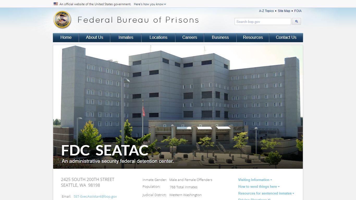 FDC SeaTac - BOP
